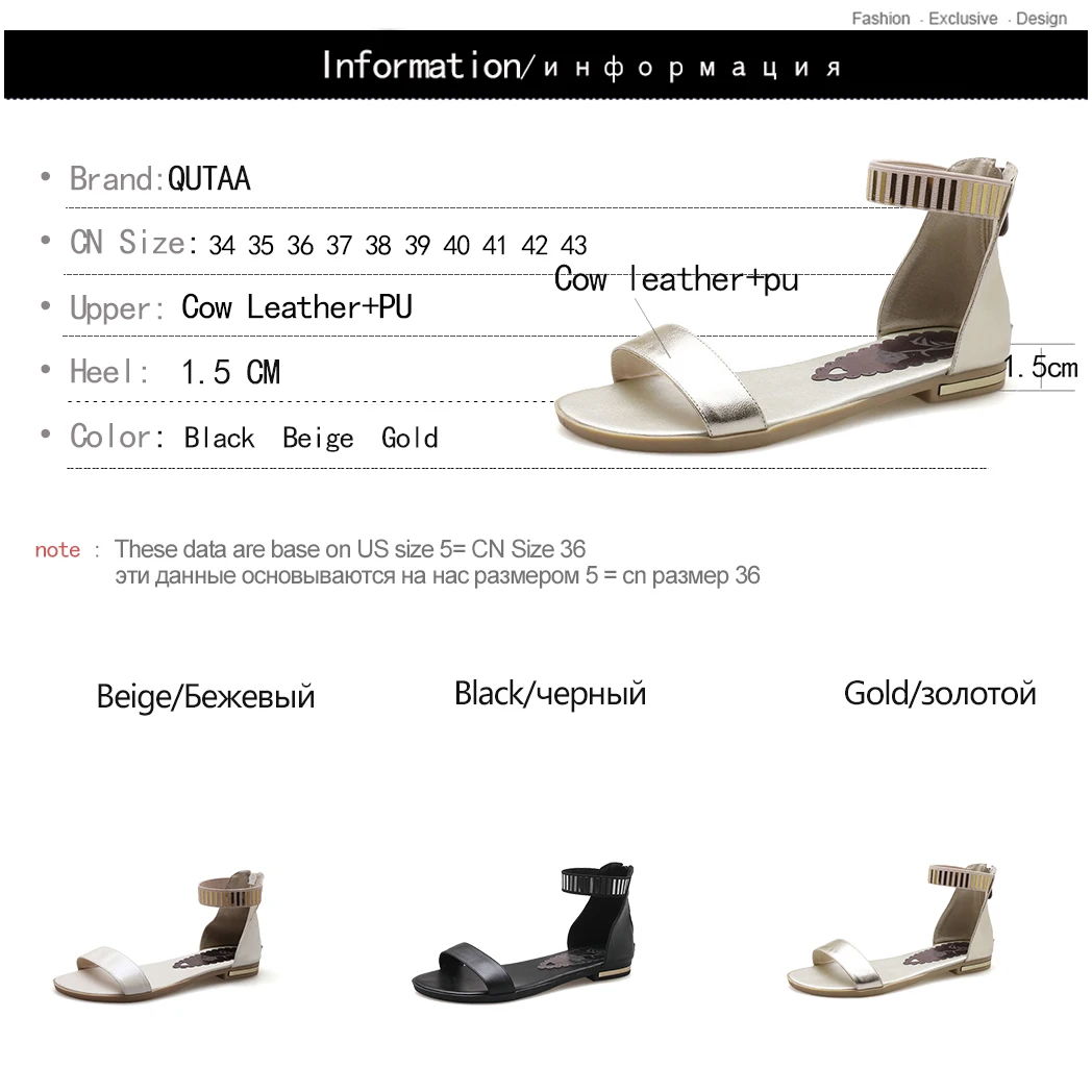 Женские сандалии QUTAA с открытым носком на низком квадратном каблуке пряжкой