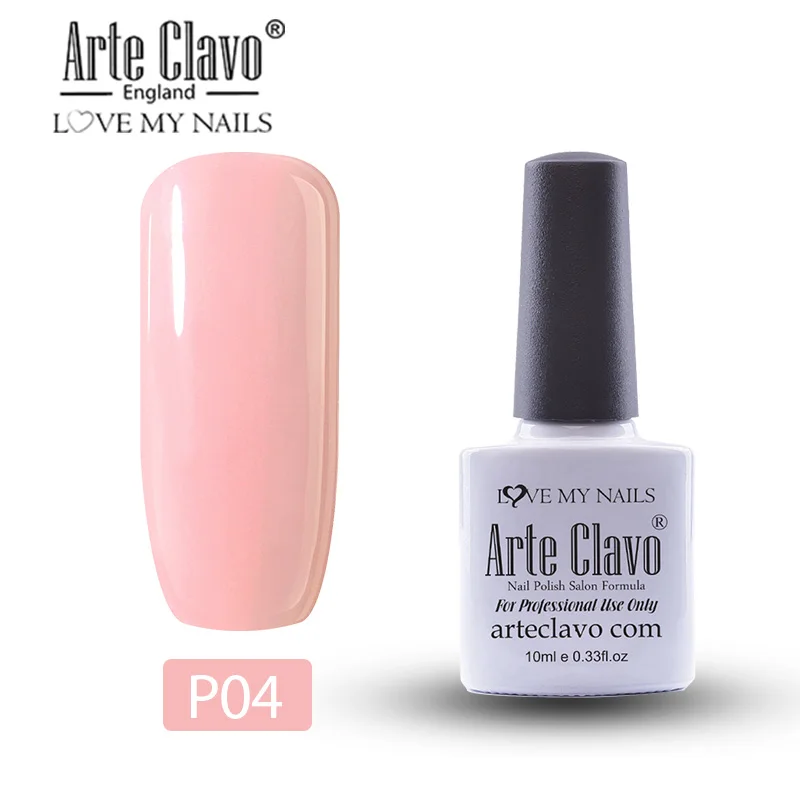 P04 Arte Clavo 10 мл Гель-лак для ногтей Гель-лак краска Lasting Hybrid Nails художественный Гель-лак для ногтей для маникюра Гель-лак праймер верхнее покрытие - Цвет: P04