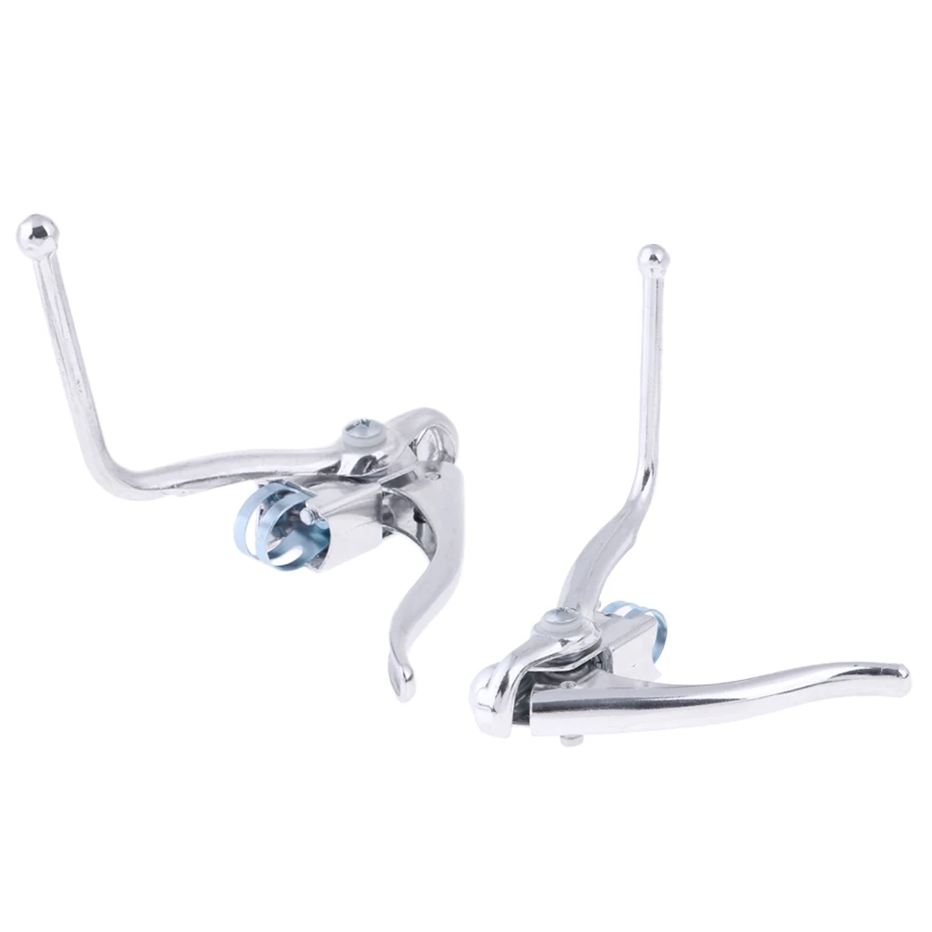 

Vintage Dual Safety Road Bike Racing Cycle Mountian Bicycle Brake Levers for 22mm Handlebar Bent Drop Bars
