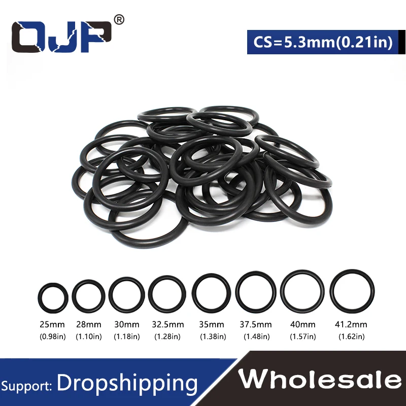 5 шт./лот резиновым кольцом черный FKM уплотнительное кольцо уплотнения 3 мм