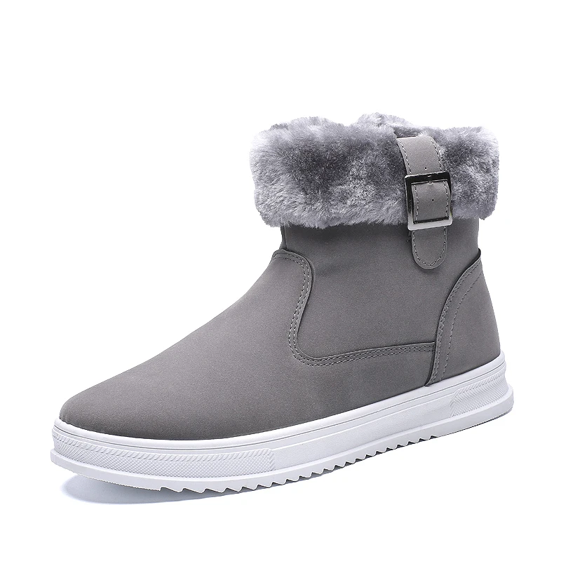 AX BOXING/зимние мужские кроссовки из коровьей замши кожаные ботинки для снежной