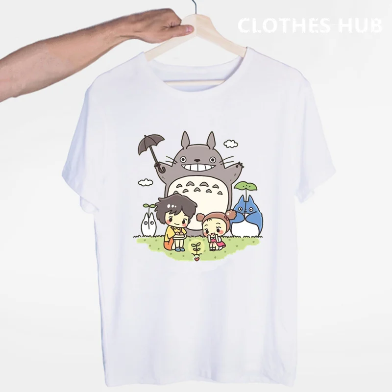 Футболка Miyazaki Hayao для мужчин и женщин милая хипстерская Повседневная рубашка с