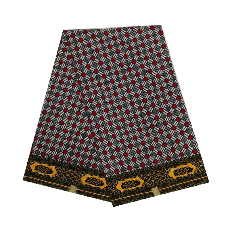

2019 the last design wax african woman wax printed in fabric 100% cotton 6yards veritable nigerian block wax V-L 643