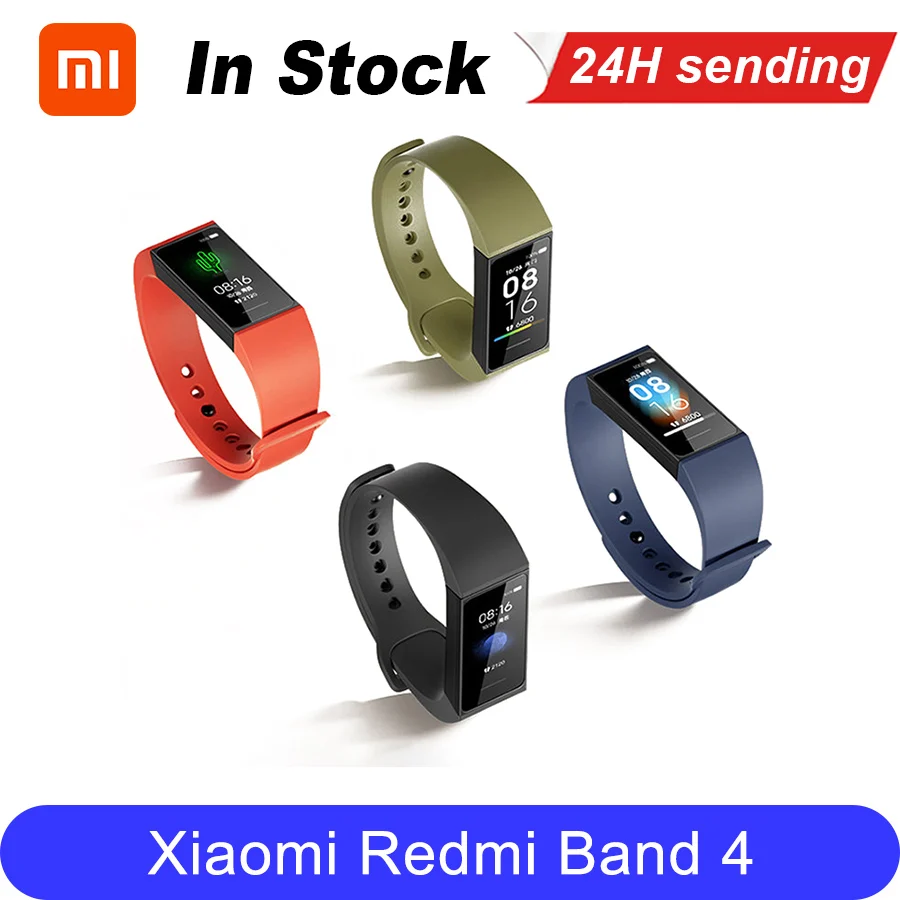 Смарт-браслет Xiaomi Redmi Band с пульсометром спортивный монитор Bluetooth 5 0