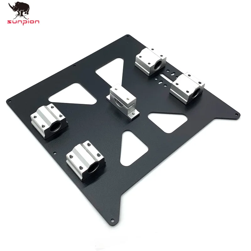 Алюминиевая анодированная пластина Y Carriage с SC8UU pgrade Prusa i3 V2 поддержкой горячей