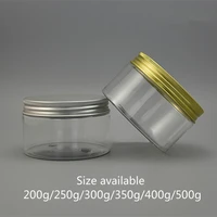 200g 250g 300g 350g 400g 500g plastic jar skin care cream body lotion packaging bottle empty travel container free shipping