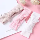 Детская повязка на голову с бантом HB093S, хлопок, цвет в ассортименте