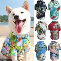 hawaiian style dog clothes french bulldog pet clothes summer pet clothing for small medium dogs puppy chihuahua ropa perro pug