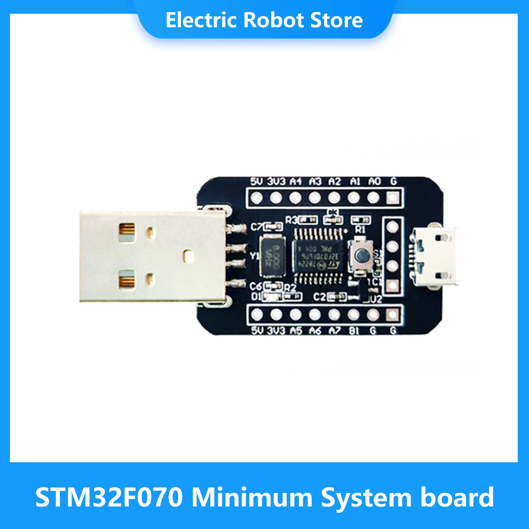 

Минимальная плата разработчика системы STM32F070, ARM STM32, фотомодуль