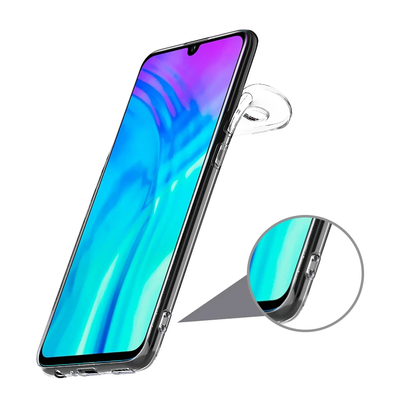 Прозрачный чехол для huawei honor 20e Honor 20E прозрачный силиконовый мягкий задней панели