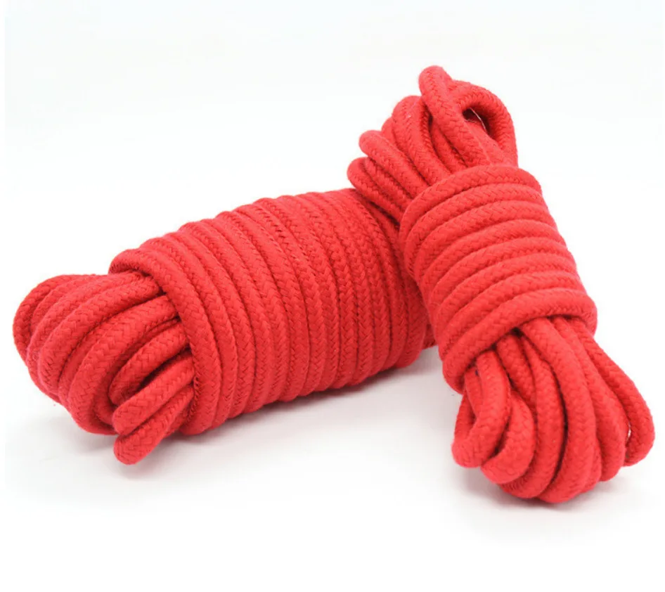 Связывающая нейлоновая веревка для БДСМ 10 м наручники и Манжеты Для лодыжек