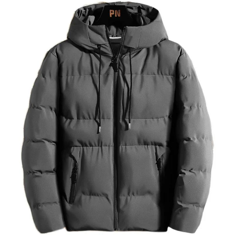 Men's duck down jacket winter warm hooded thick fluffy jacket coat high quality coat down jacket men's jacket