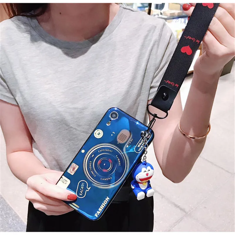Чехол для телефона в стиле ретро с ремешком на запястье|Бамперы| |