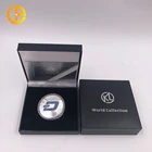 Особая Серебряная монета Glod, невалютная пульсация биткоина XRP, памятный 1 шт. 40 мм, сувенир с чехлом, подарок, физическая имитация