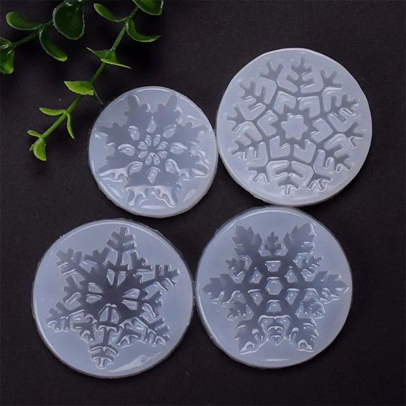 

Silicone Mold Mirror DIY Snowflake Handmade Crafts Epoxy Resin Gifts Molds Dried Flower Resin Decorative DIY Hand Crafts