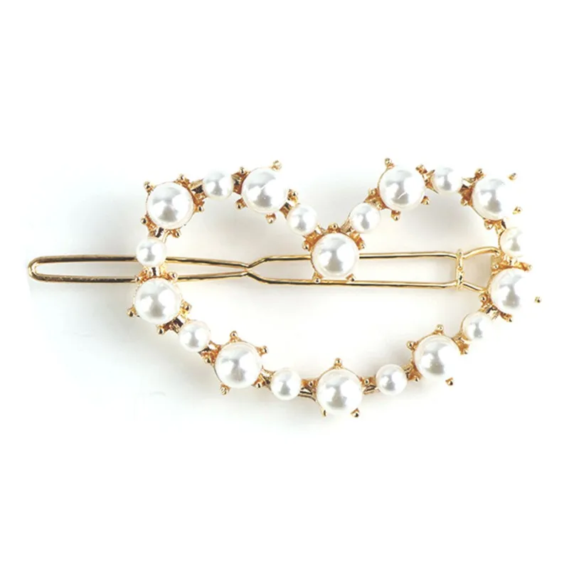 

New Girl Star Design Hair Pins Girls Hair Clips Cute Pearl Hair Pin Children Hairpin Party Princess Hair Accessories Hot Hot b
