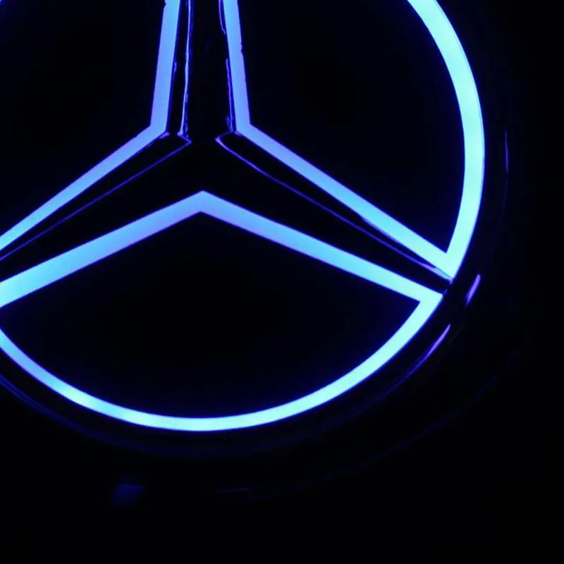 

5D Car Logo Badge LED Light for Mercedes-Benz S350 S300L Rear Car Logo Cold Light Car Logo Design Modification