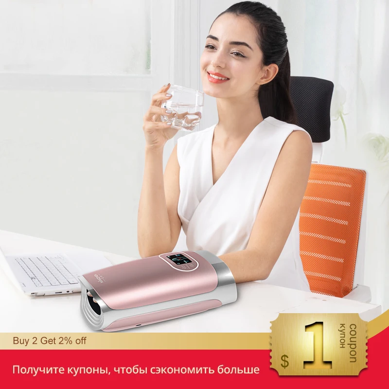 Массажер MZ Электрический компрессионный для рук и аппарат акупрессуры