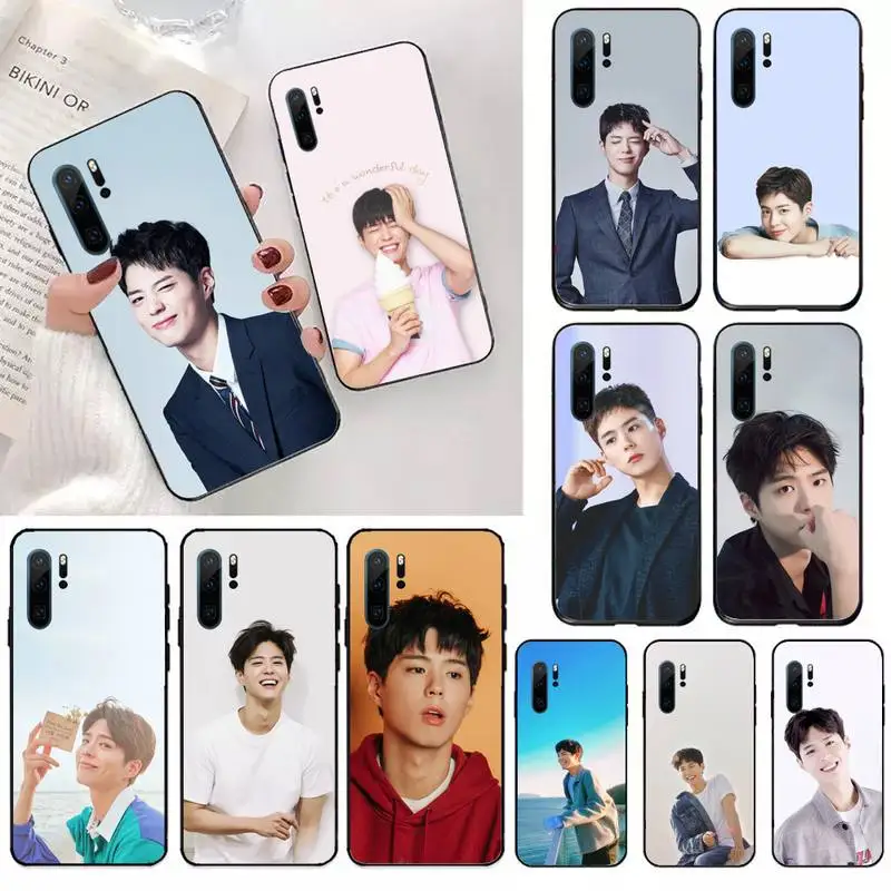 

Park Bo Gum Korean actors Phone Case For Huawei honor Mate 10 20 30 40 i 9 8 pro x Lite P smart 2019 Y5 2018 nova 5t