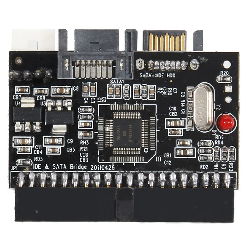 2 In 1 Ide To Sata/Sata Adapter Converter Support Serial Ata 40pin Port 4 Pin Power Connector |