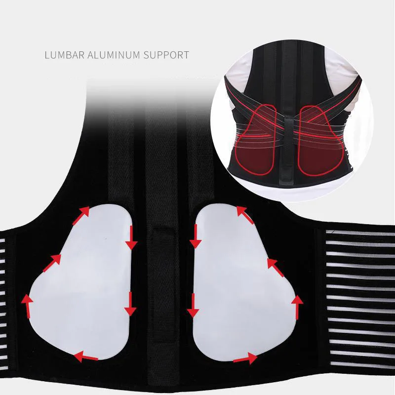 Корректор осанки унисекс регулируемый бандаж для спины и плеч облегчение боли