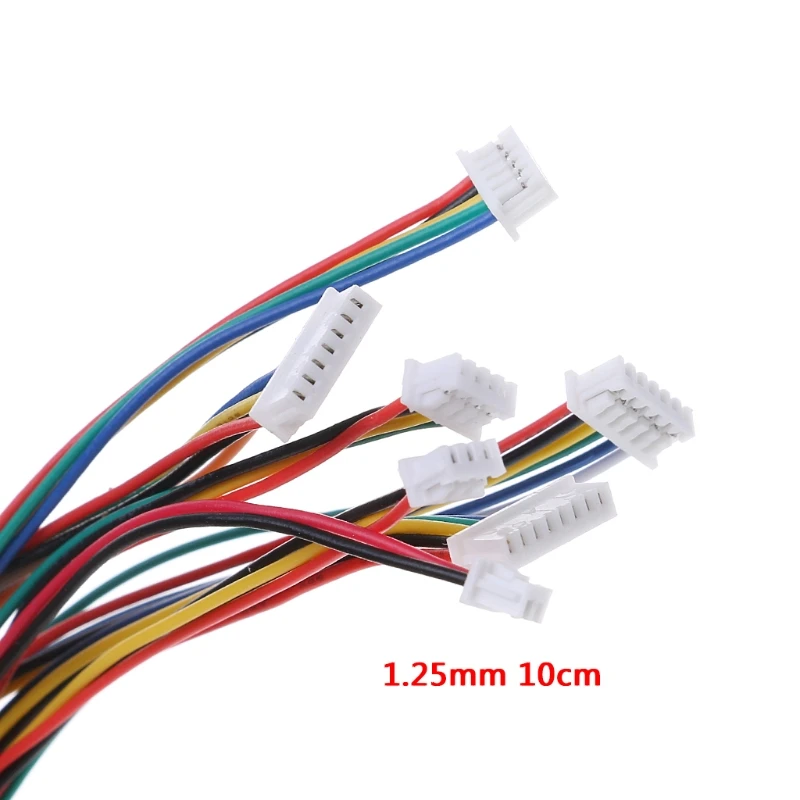 10 шт. соединители XH 1 25 JST Двойные электронные для проводов 2/3/4/5/6/7/8 контактов см DIY