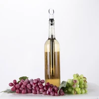 stainless steel red wine aerating pourer pour spout decanter with gift box wine bottle stopper white wine accessories bar tools