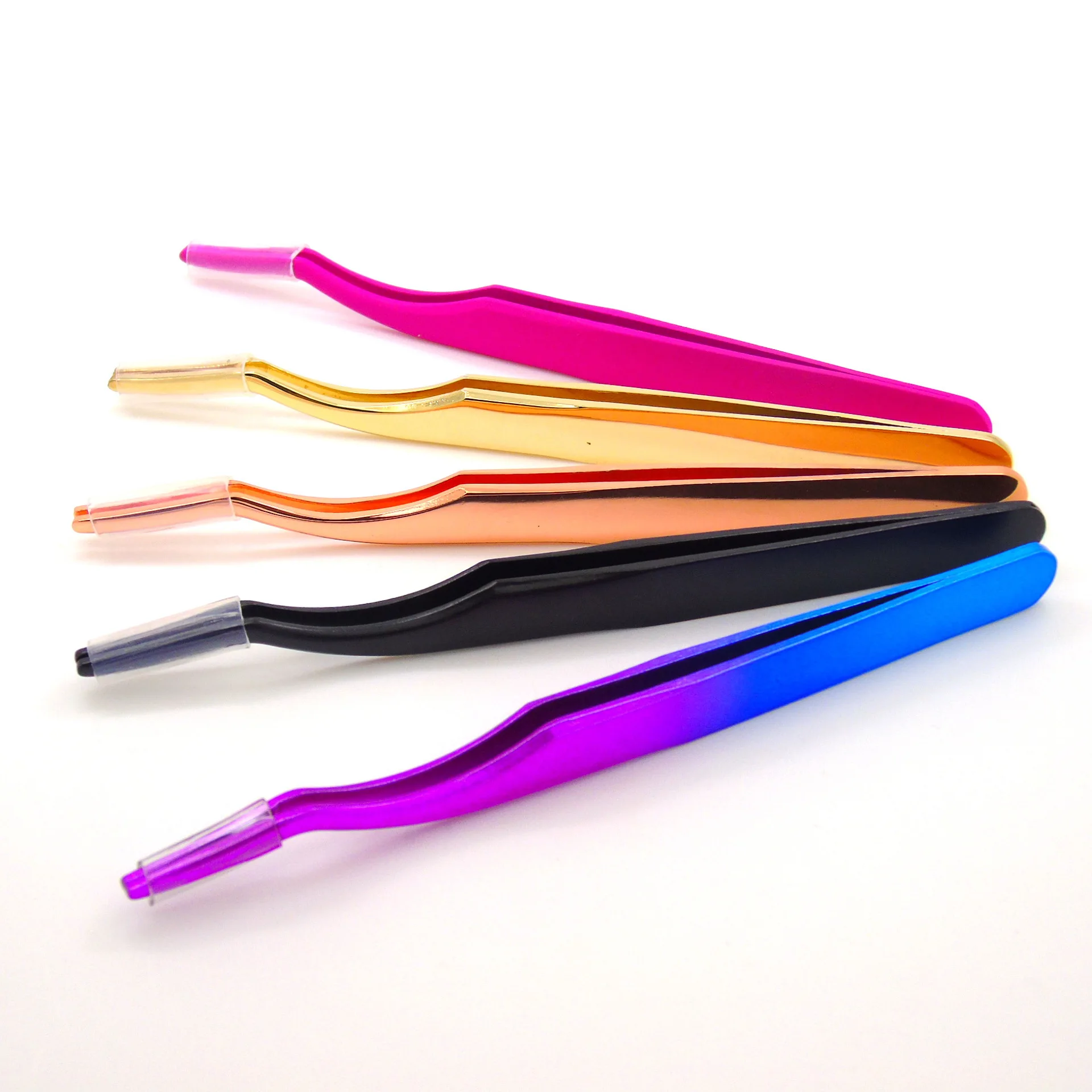 

Eyelash Curler False Eyelash Tweezers Cosmetic False Eyelash Applicator Remover Nipper Tweezer Clip Makeup Tool