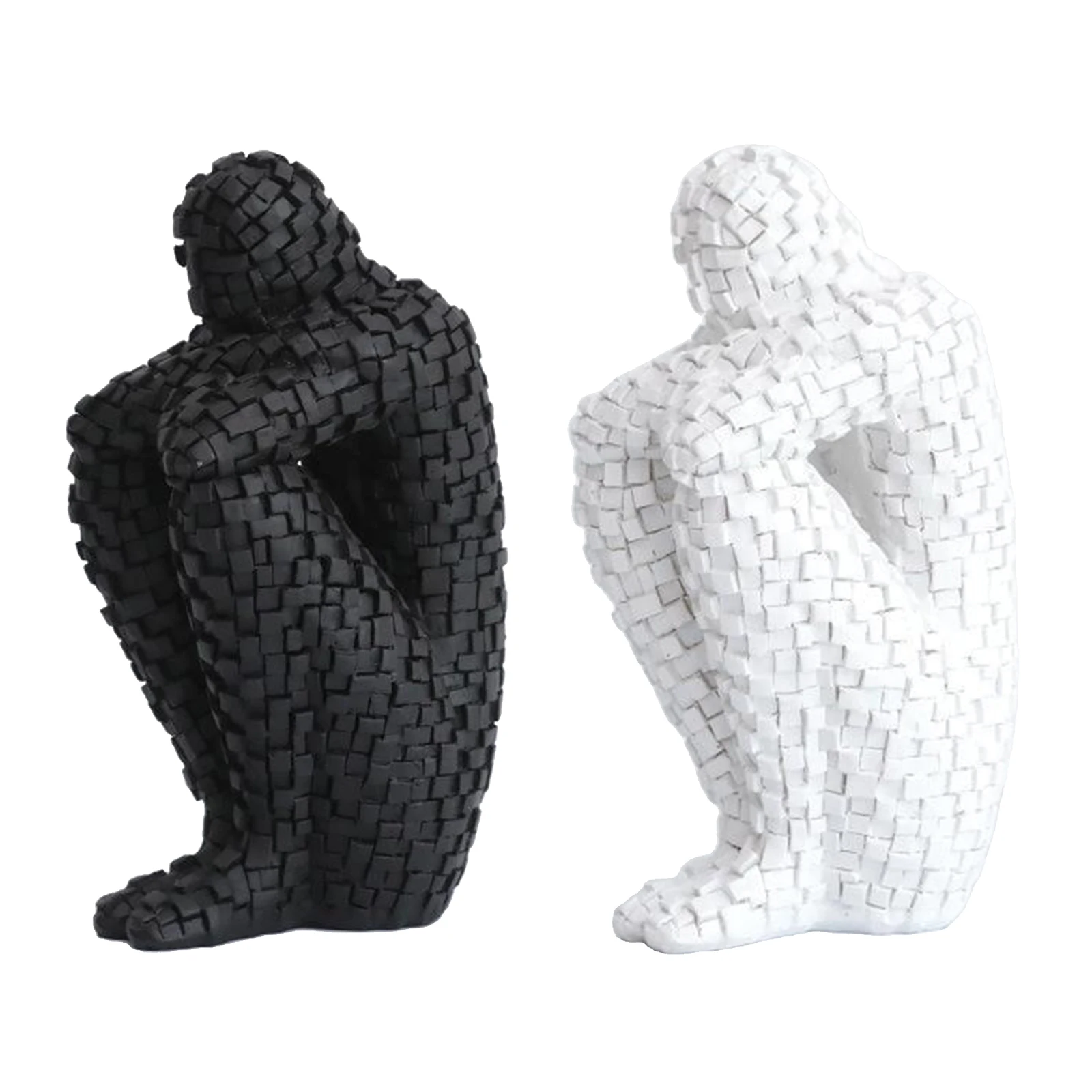 

Creative Human Book Holder Support Bookends Bookshelf Decorative Non-Skid Desk Book Organizer Office Decor