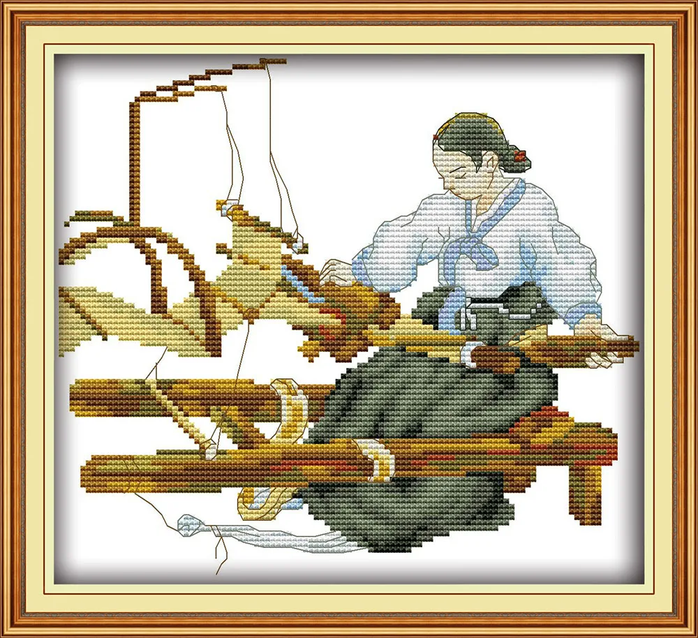 

Набор для плетения крестиков корейские девочки 14ct 11ct Печать Ткань Холст x Вышивка Сделай Сам ручная работа рукоделие плюс