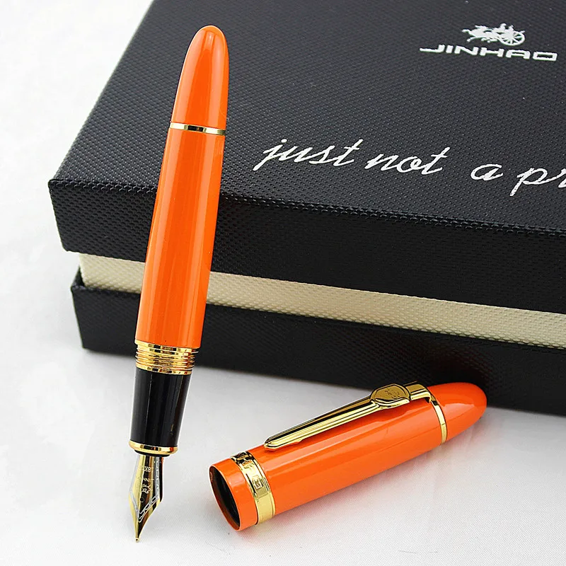 JINHAO 159 18KGP 0 5 мм среднее перо с широким основанием чернильная авторучка 1 ручка