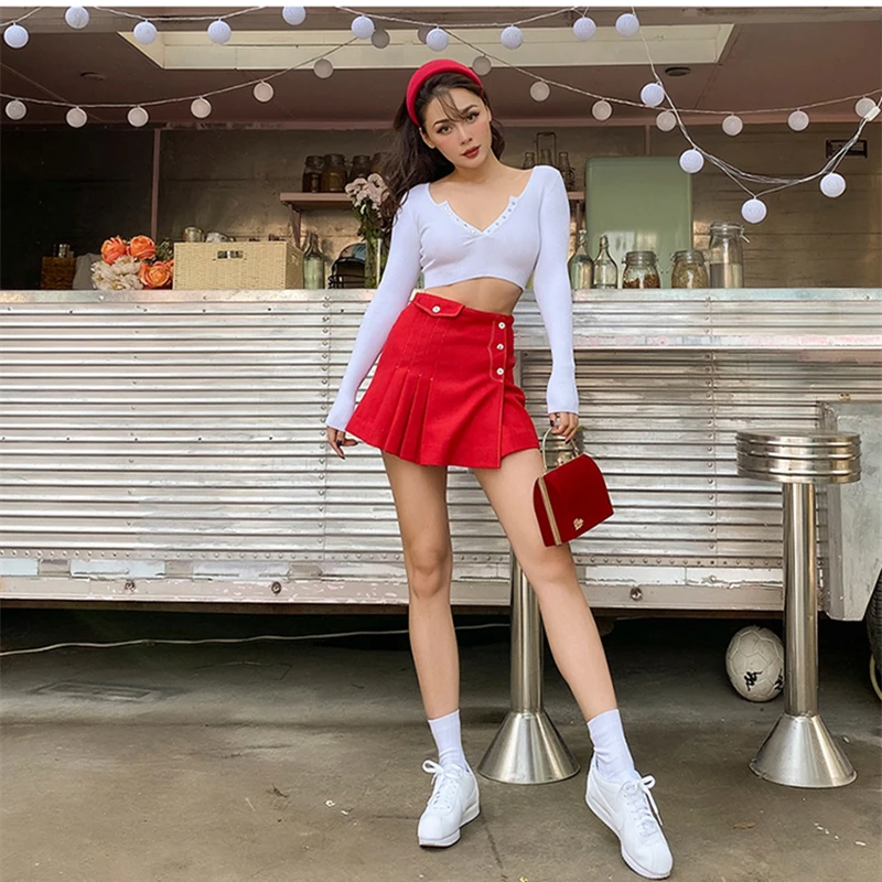 2019 осень-зима супер практичные высокие эластичные обтягивающие короткие