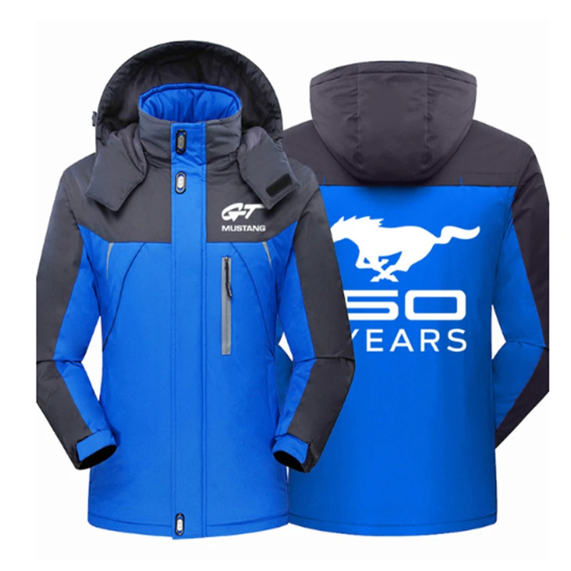 

2021 New Mens Womens Mustang Jackets Thicken Windbreaker Waterproof Warm Outdoor Couples Cold-Proof Mountaineering Coats