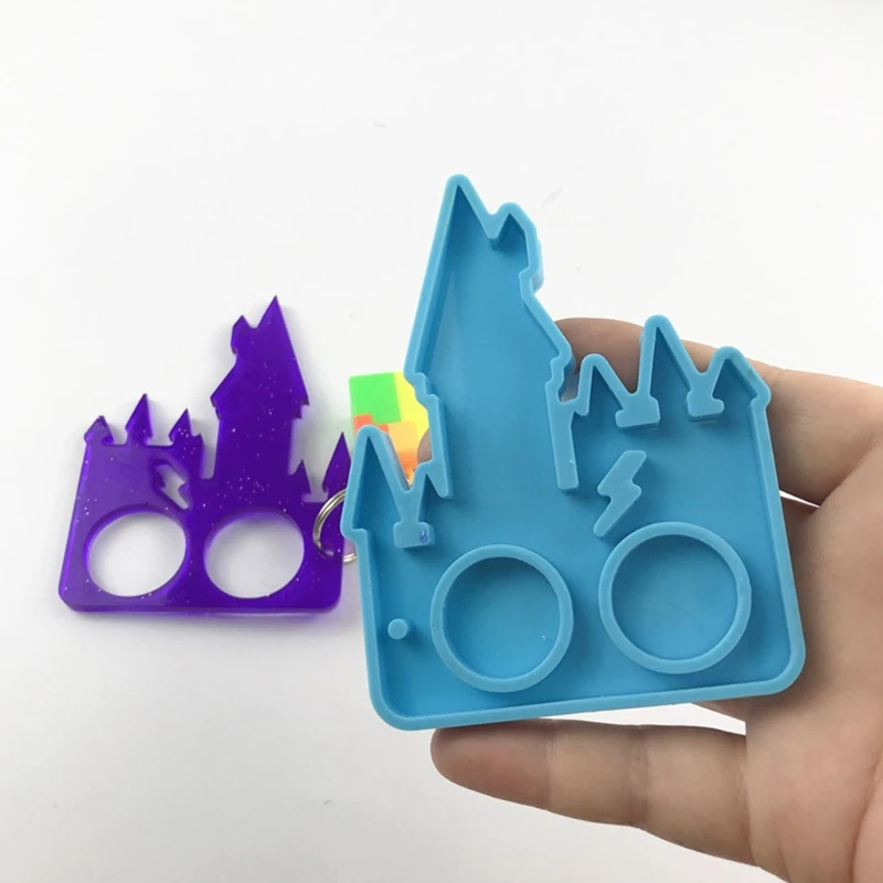 

Resin Keychain Molds Shoe Castle Carrot Defense Decorations Pendant Silicone Mold for DIY Gift Jewelry Crafts Home Decorations