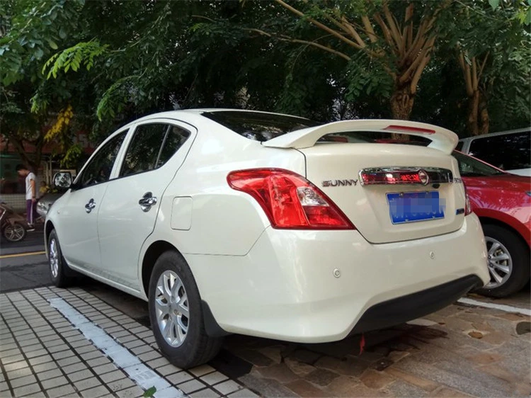 Спойлер для Versa 2011-2015 Nissan Sunny Sedan спойлер jsdK из АБС-пластика цвет заднего крыла
