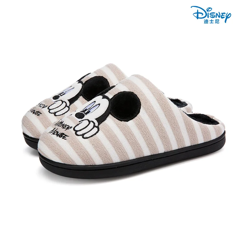 Детские домашние тапочки Disney из хлопка для студентов зимние новые хлопковые