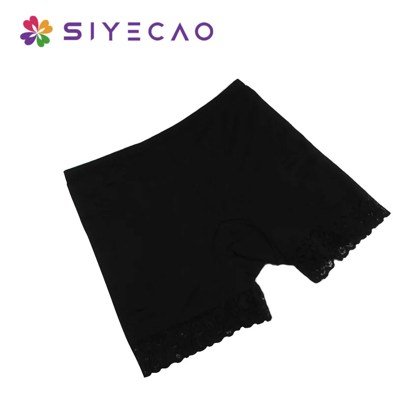 Free Size Women Safety Underwear High Quality Short Pants Female Mid Waist Lace Shorts Elastic Trousers | Женская одежда