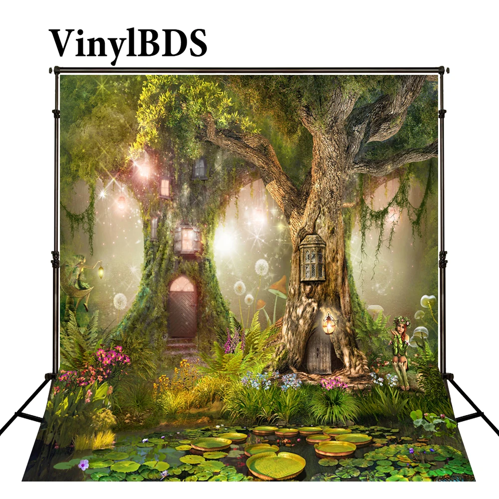 Фон для фотосъемки новорожденных с изображением леса|background forest|forest backgroundphotography