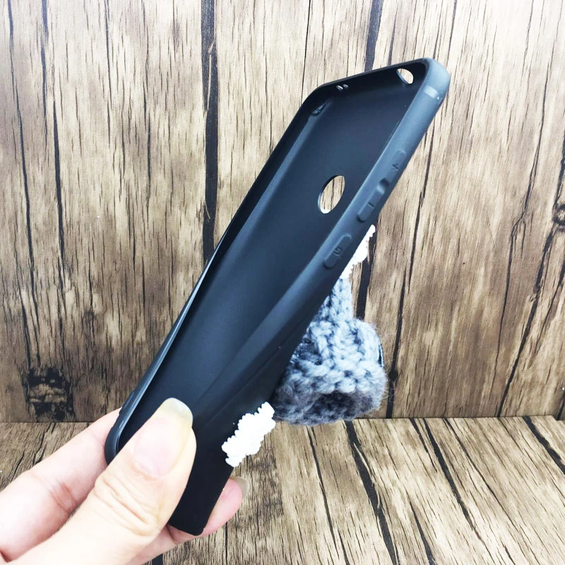 Пушистый чехол с рождественской шляпой для Xiaomi Redmi 6 Pro Милые силиконовые чехлы