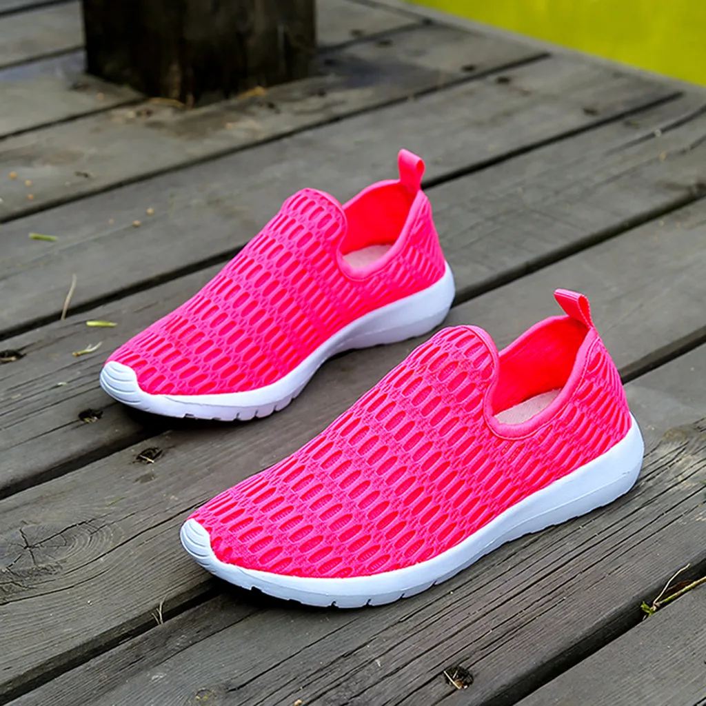 Модные женские кроссовки дышащая обувь на плоской подошве Женская