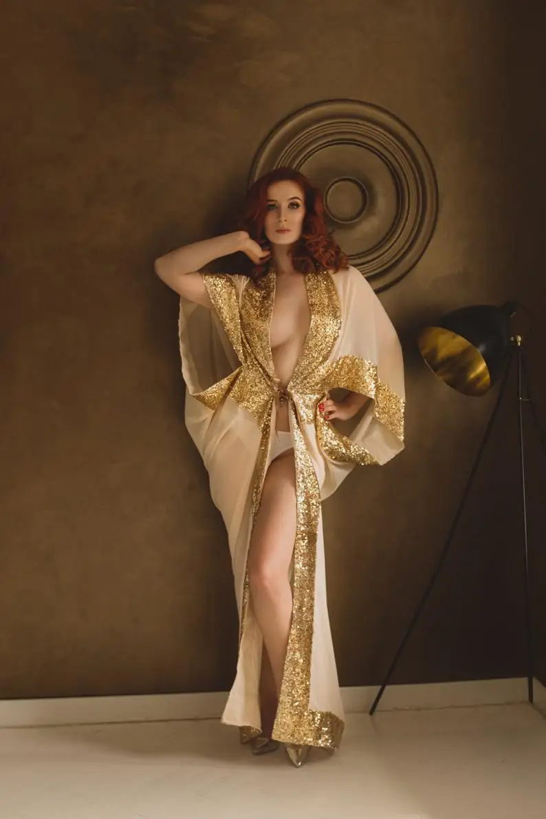 

Sexy Pregnant Women Pajam Robe Maternity Photoshoot Dresses Sequined Prom Gown Photo Shoot Pregnancy Clothes