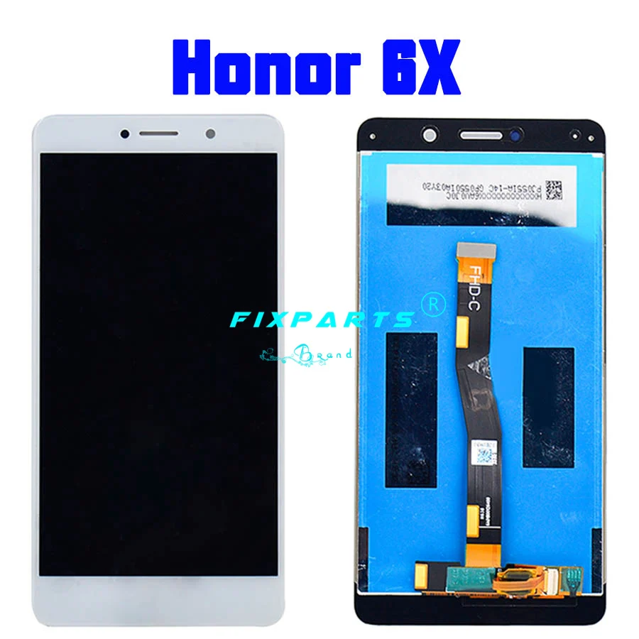 Черный Новый ЖК дисплей для Huawei Honor 6X 5X зеркальный + сенсорный экран дигитайзер