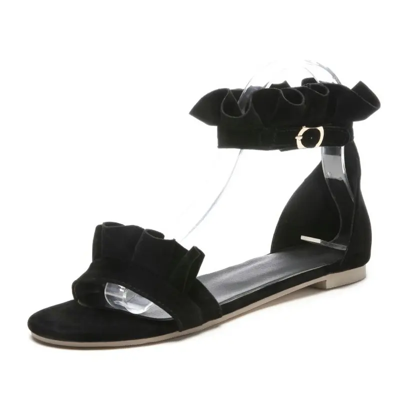 Женские босоножки на плоской подошве si001 повседневные оранжевые желтые розовые