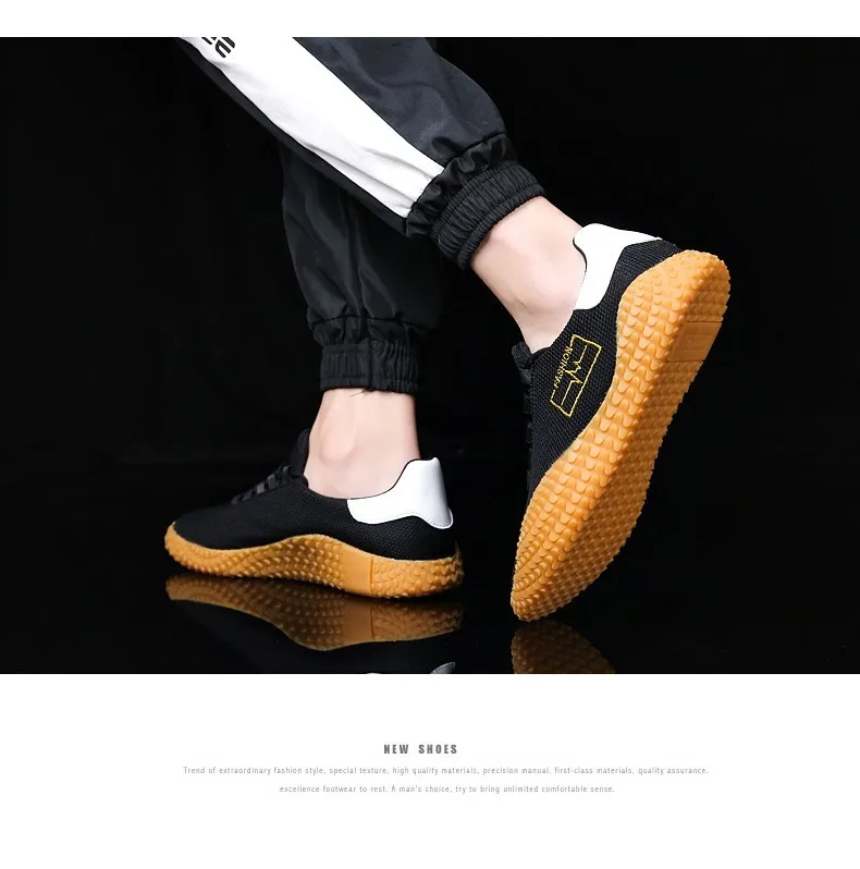 Xiaomi Flyknit/мужская повседневная обувь; Классическая простота; Мужская Спортивная обувь; резиновые кроссовки; Лидер продаж года; дышащие кроссовки для бега;
