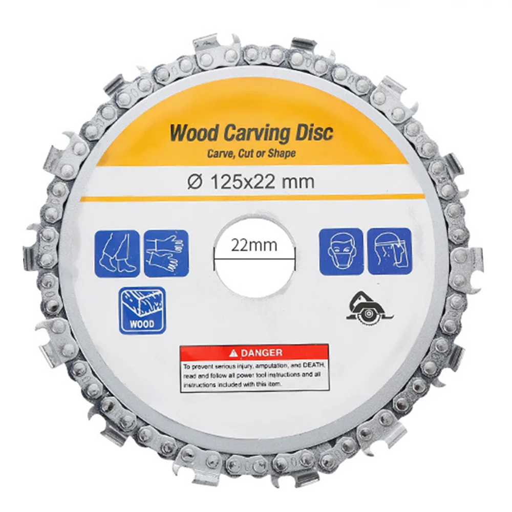 5 дюймов Деревообработка цепная пила алмазный диск полировка 14 шестерни резки