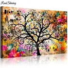 Камни в форме ромба круглый дрель 5D DIY алмазная живопись красочное Дерево жизни вышивка крестом мозаика алмаз искусство F705