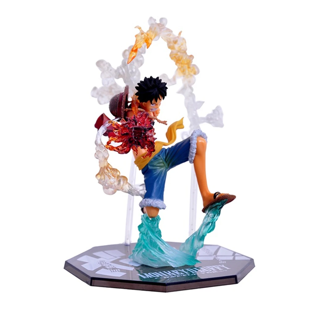 Аниме one piece King Doll модель обезьяна D. Luffy бой резиновые фрукты соломенная шляпа