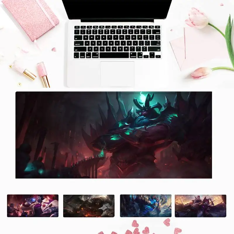 

Desk Mat League of Legends Mouse Pad Gamer Keyboard Maus Pad Desk Mouse Mat Game Accessories For Overwatch