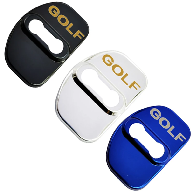 4 шт. 3D Автомобильный Дверной замок Пряжка крышки автомобильные аксессуары