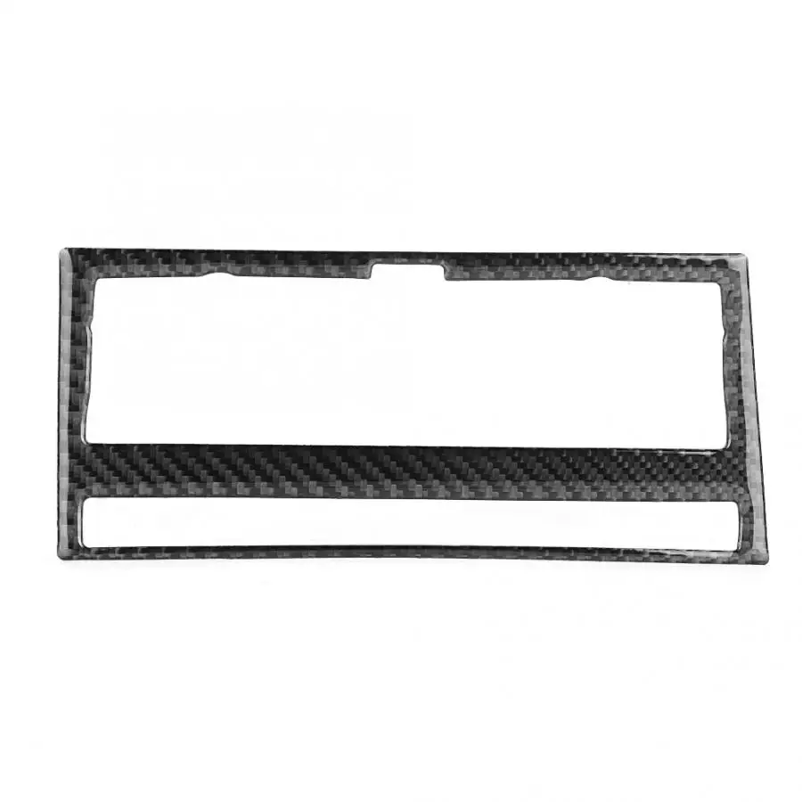 Углеродное волокно салона кондиционера CD панель наклейка пригодная для Audi A6 2005